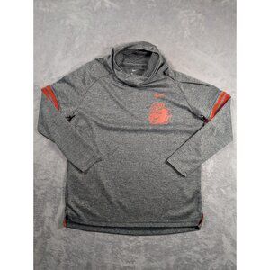 Oregon State University Beavers Nike Sweatshirt Womens Size Large Gray Cowl Neck